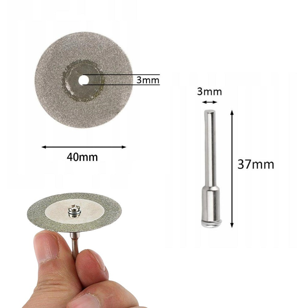 SET OF 10 40 MM DIAMOND DISCS FOR CUTTING AND GRINDING Brand no brand