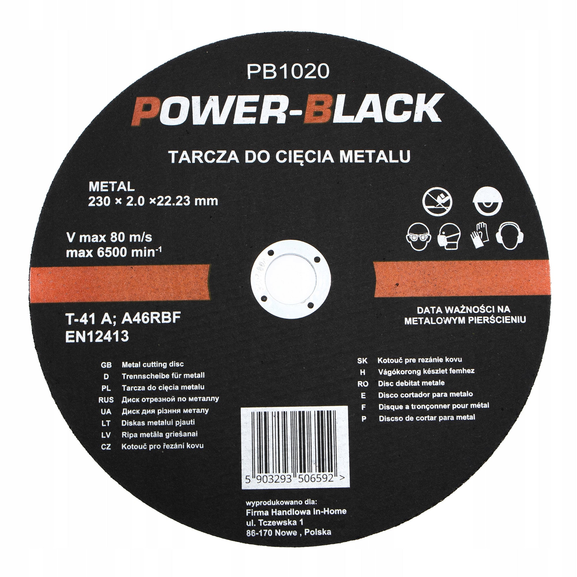 SET OF 10 PCS METAL DISC 230mm x 2.0 CUTTING METAL ALUMINUM STEEL Number of pieces 1 pcs