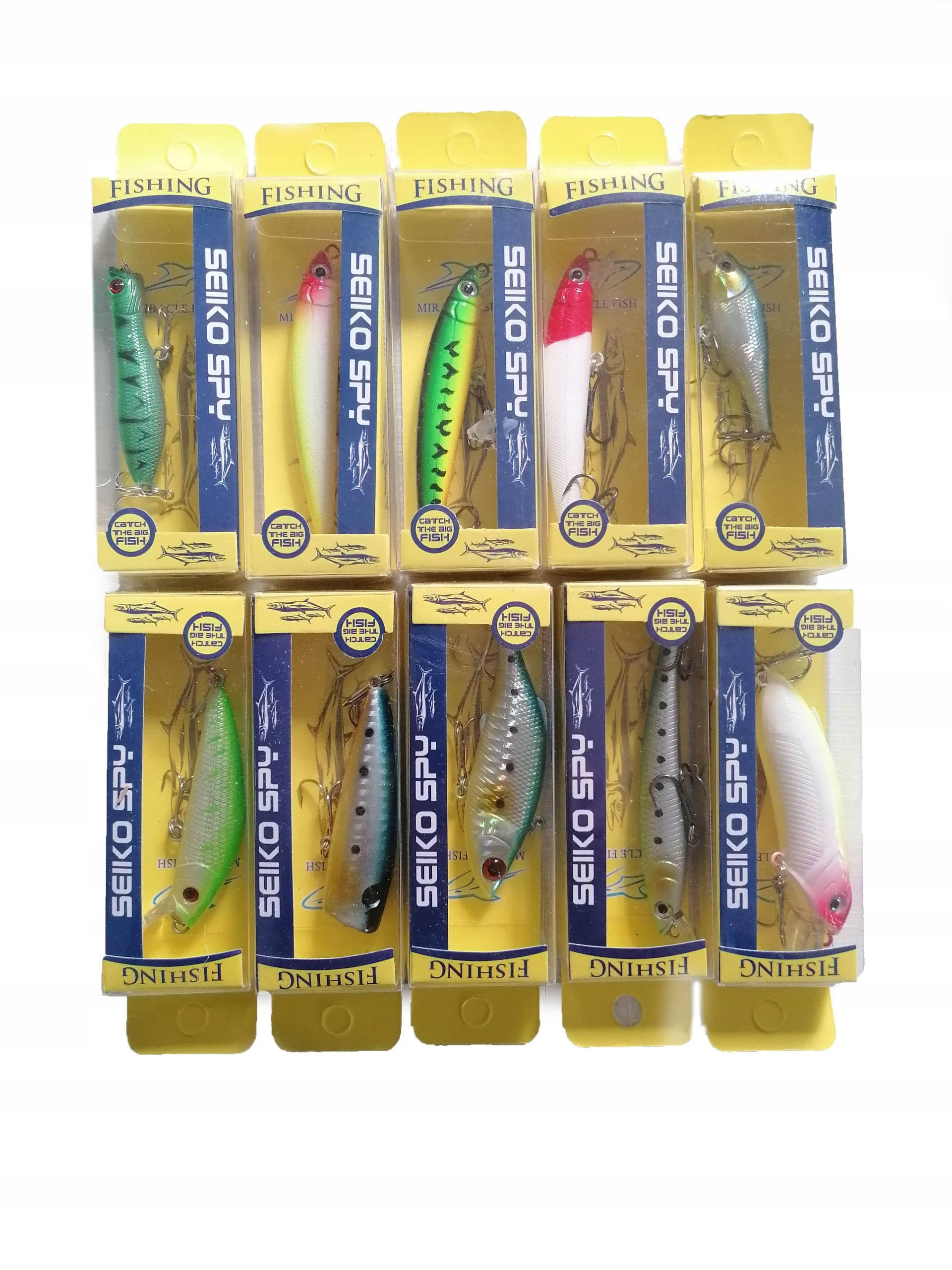 SET OF 10PCS WOBBLERS pike perch predators Manufacturer code ZESTWOBSEIKO