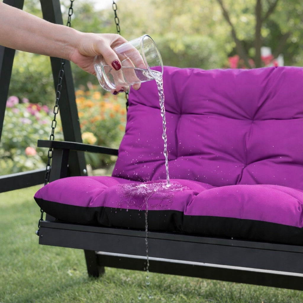 SET OF 2+1 pillows WATERPROOF soft for furniture RATTAN 140x60x50 FUCHSIA Manufacturer code 5903631574030