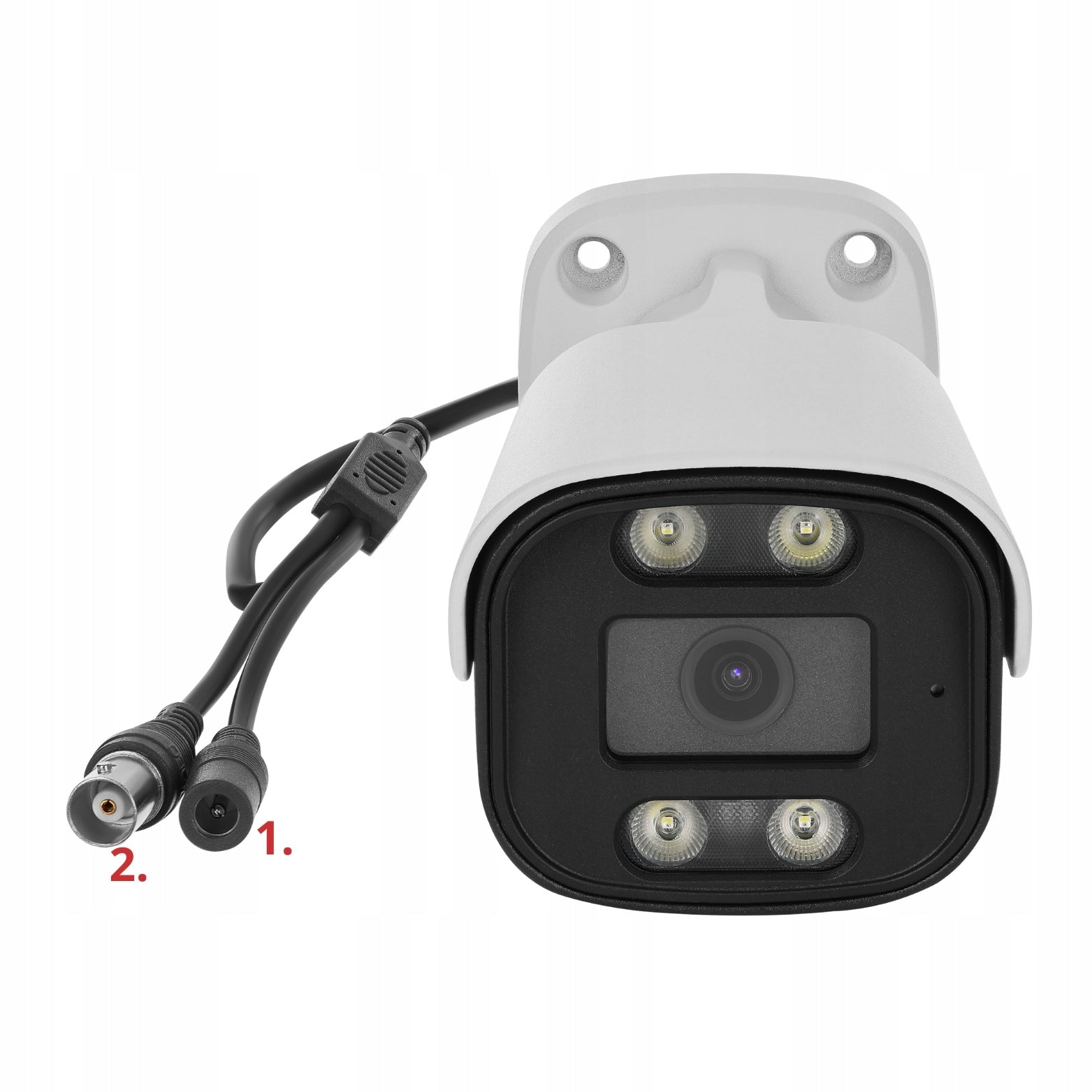 SET OF 2 ANALOGUE EXTERNAL CAMERAS FOR MONITORING TUBE 5MPX DVS LED IR Brand DVS