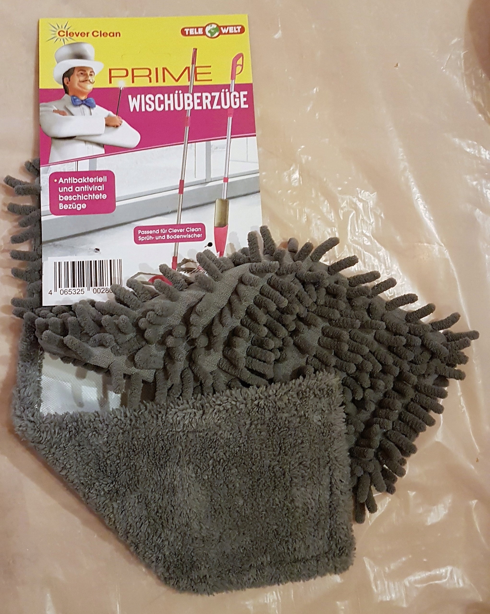SET OF 2 MOP INSERTS Clever Clean Packaging status original