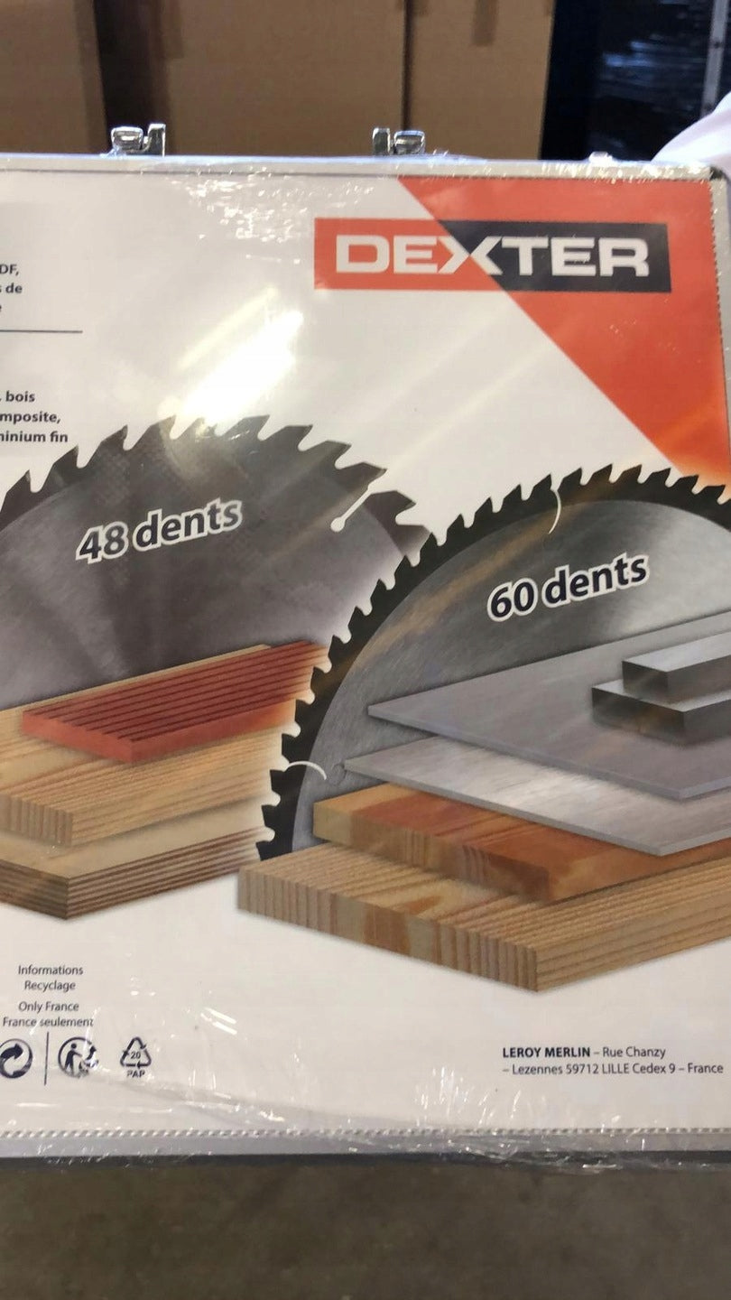 SET OF 2 SHIELDS DEXTER 254x30x2,8 48/60Z HW + CASE Brand Dexter