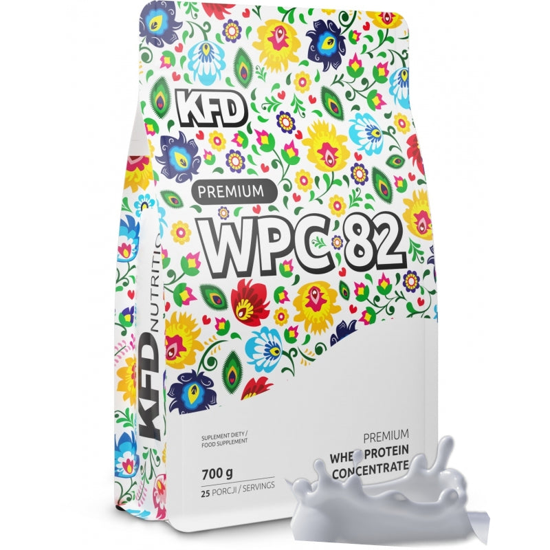 SET OF 2 x KFD Premium WPC 82 Protein 900 g strawberry - banana Expiration date at least 1 year from the date of purchase