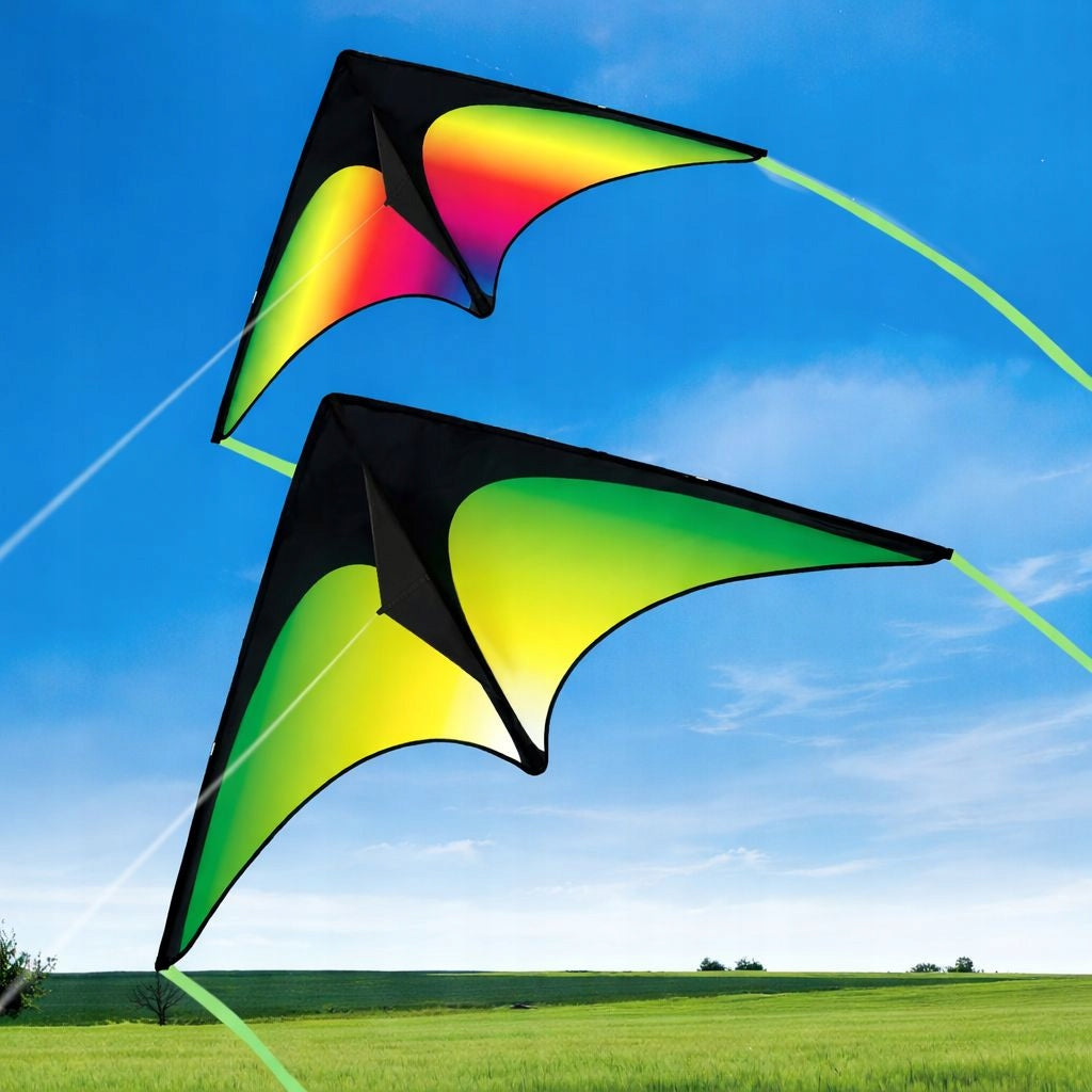 SET OF 2 x LARGE DELTA KITE WITH TAIL 2 PIECES D0X / FUF Manufacturer code LATAWIEC DELTA