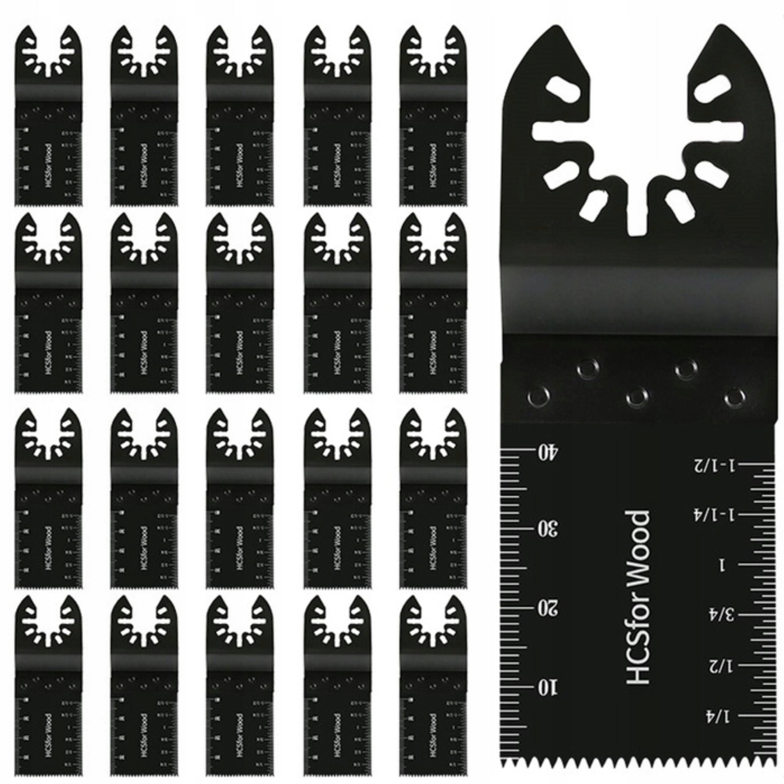 SET OF 20 PLUNGE SAW BLADES FOR OSCILLATING SAW MULTITOOL WOOD HCS