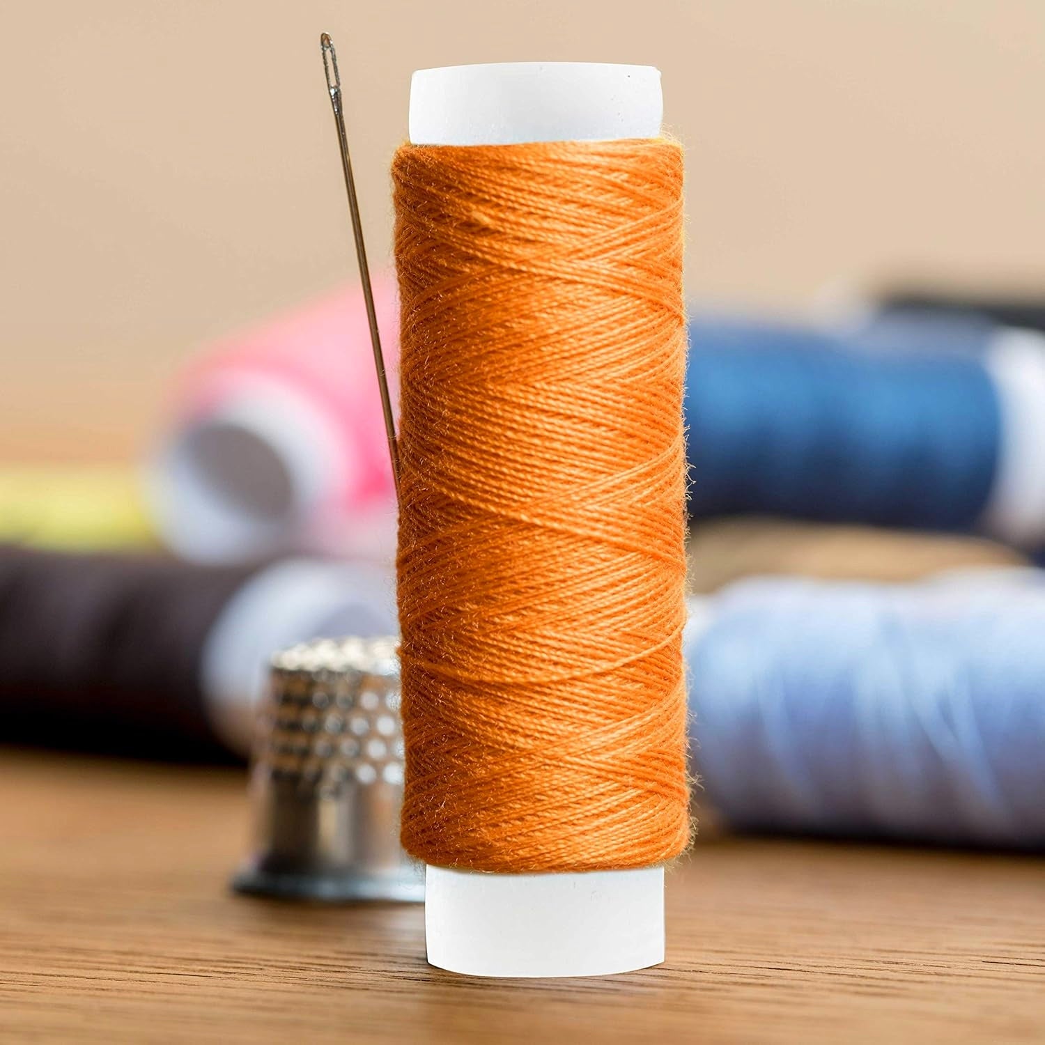 SET OF 24 SPOOLS OF POLYESTER THREAD FOR SEWING MULTICOLOR 182M Manufacturer code 0634479218309