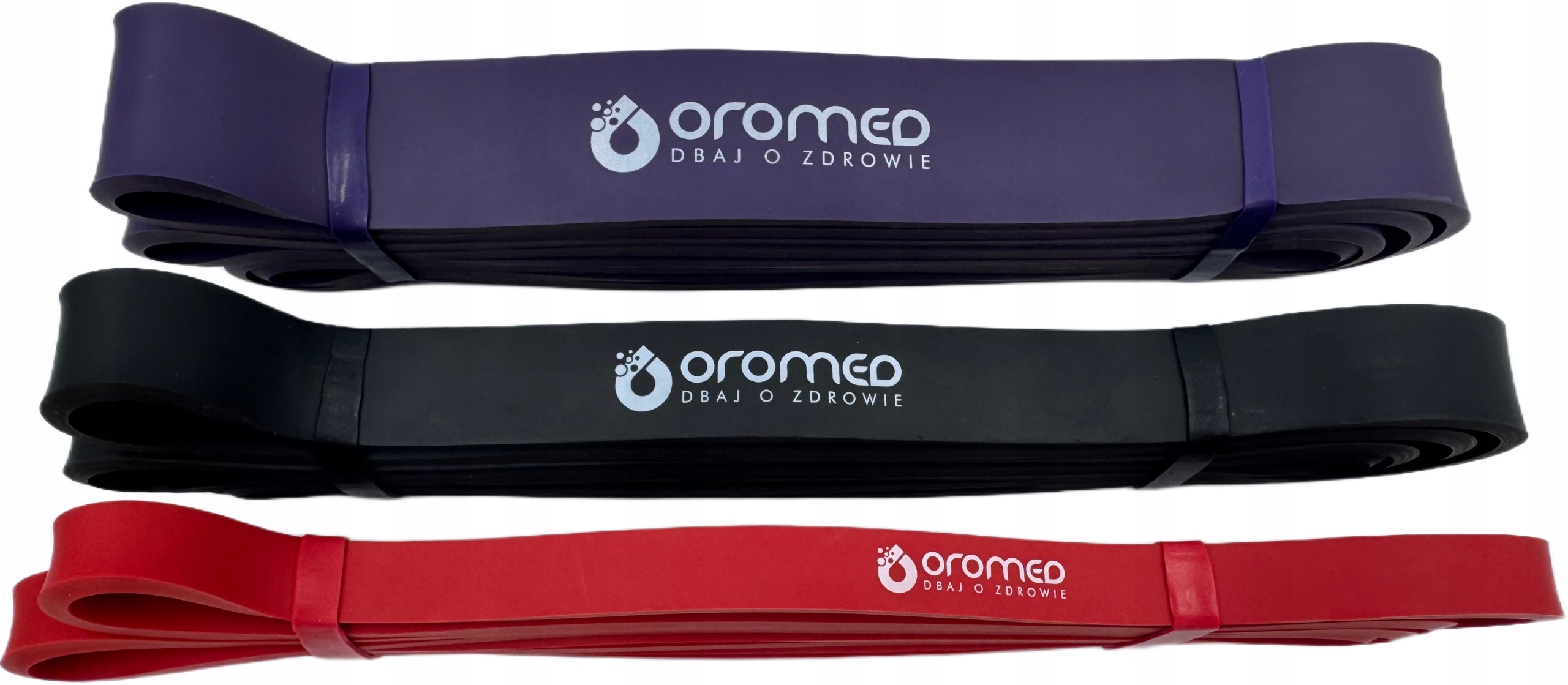 SET OF 3 POWER BAND EXERCISE GUMS, Resistance Bands for Training, Pull-Ups
