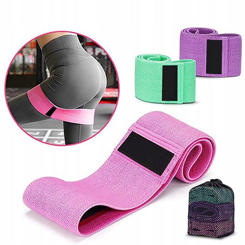 SET OF 3 RESISTANCE RUBBER EXERCISE RUBBER MATERIAL STRONG FITNESS BANDS Manufacturer code 3631589