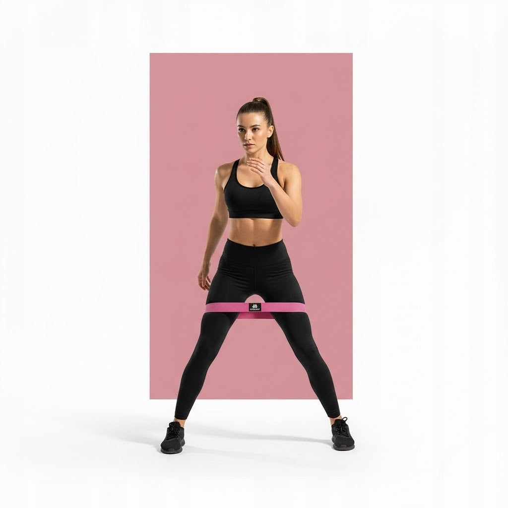 SET OF 3 RUBBER EXERCISE BANDS MATERIAL STRONG FITNESS BANDS HIP MINI BAND Packaging status original