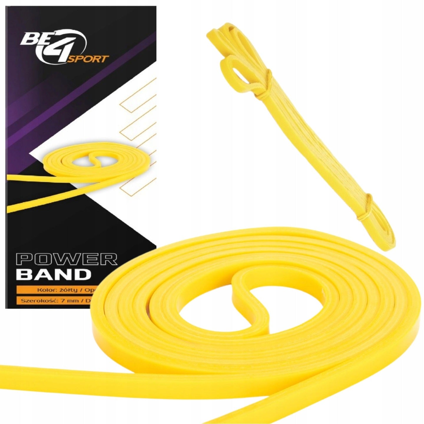 SET OF 3 RUBBER POWER BAND + RESISTANCE RUBBER HOLDER FOR PULL-UP RESISTANCE 2-23 kg Width 21 mm