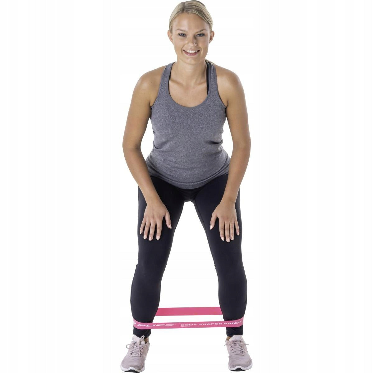 SET OF 3 RUBBER STRAPS MINI BAND EXERCISE TAPE FITNESS REHABILITATION PURE Manufacturer code 8719407032058