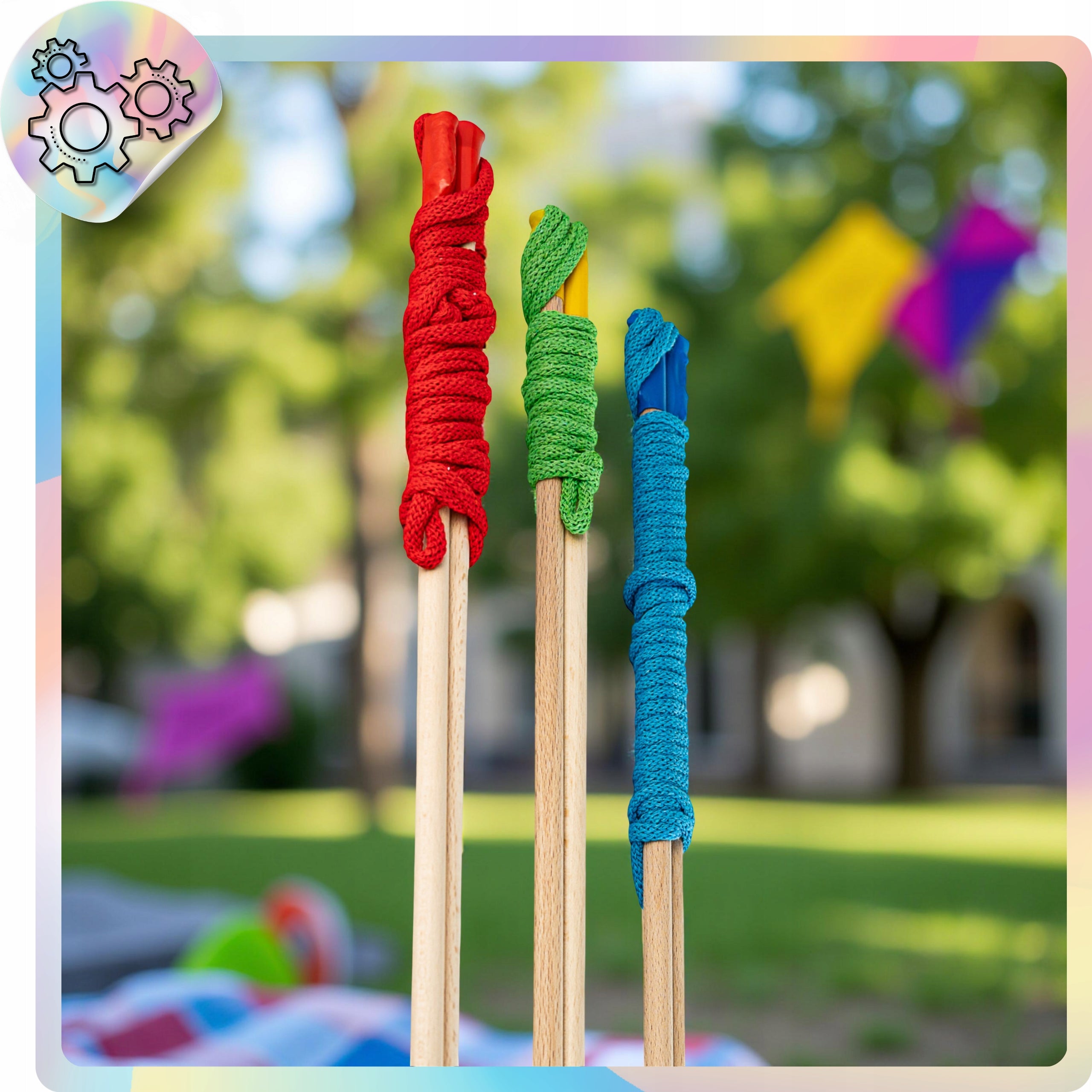 SET OF 3x Sticks for Making Mega Soap Bubbles Various Sizes Manufacturer code 5900748280113