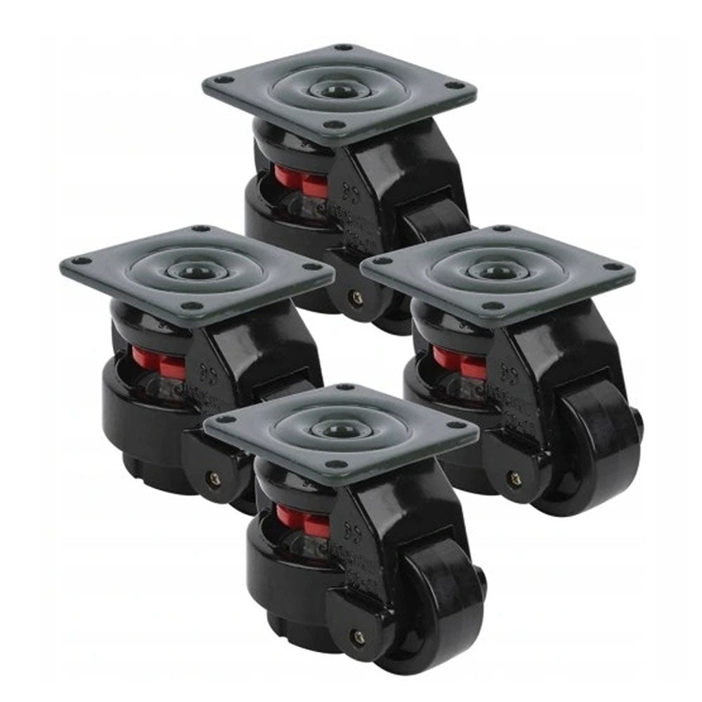 SET OF 4 GD-60F HEIGHT ADJUSTABLE WHEELS FOR WORKBENCHES Brand no brand