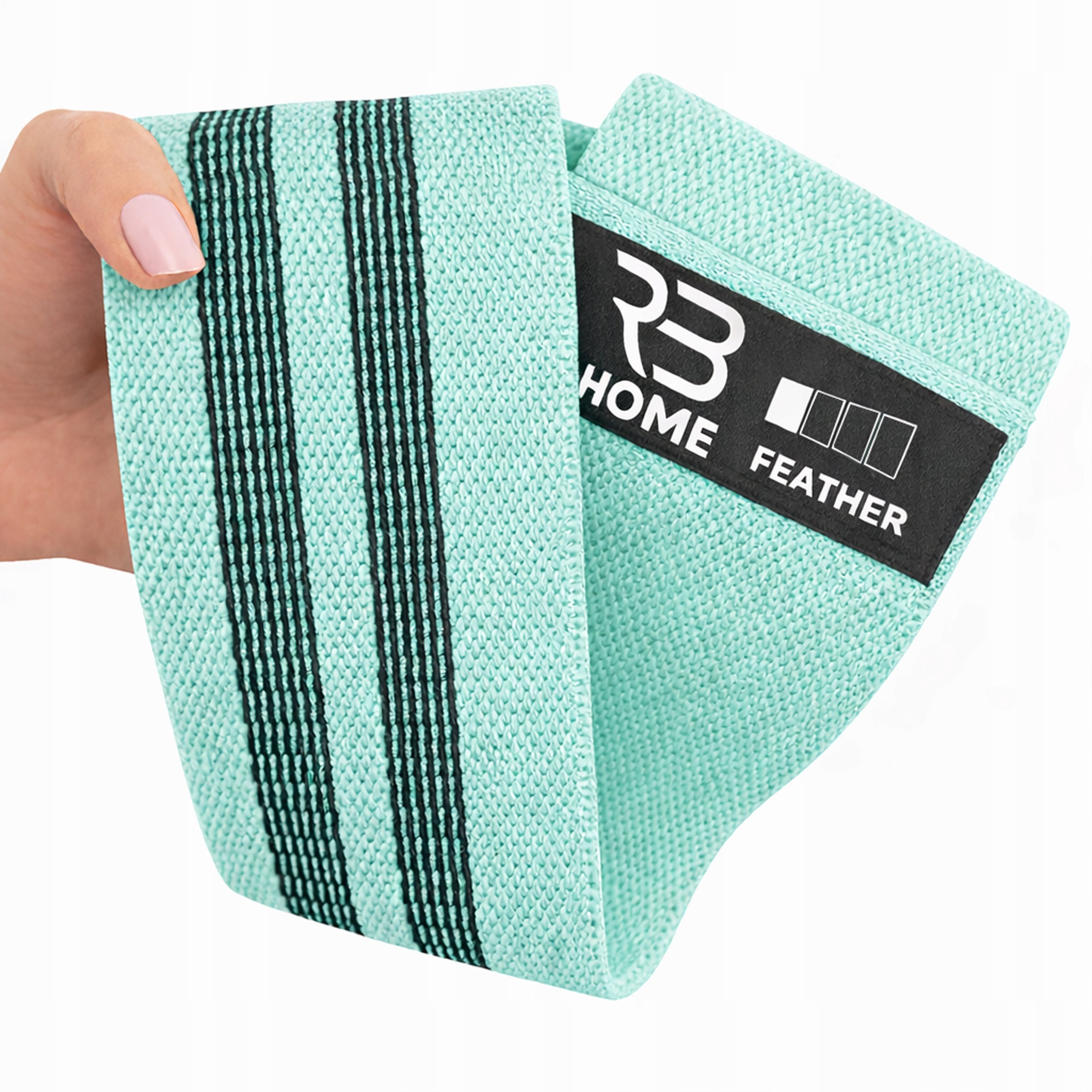 SET OF 4 HIP MINI BAND EXERCISE RUBBERS, MATERIAL RUBBERS STRONG FITNESS BANDS Brand RBHome