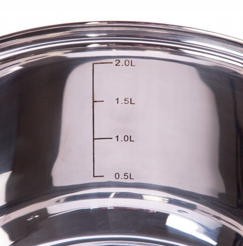 SET OF 5 POTS MG HOME VERSO STEEL SET OF 10 ELEMENTS INOX INDUCTION Coating type non-stick