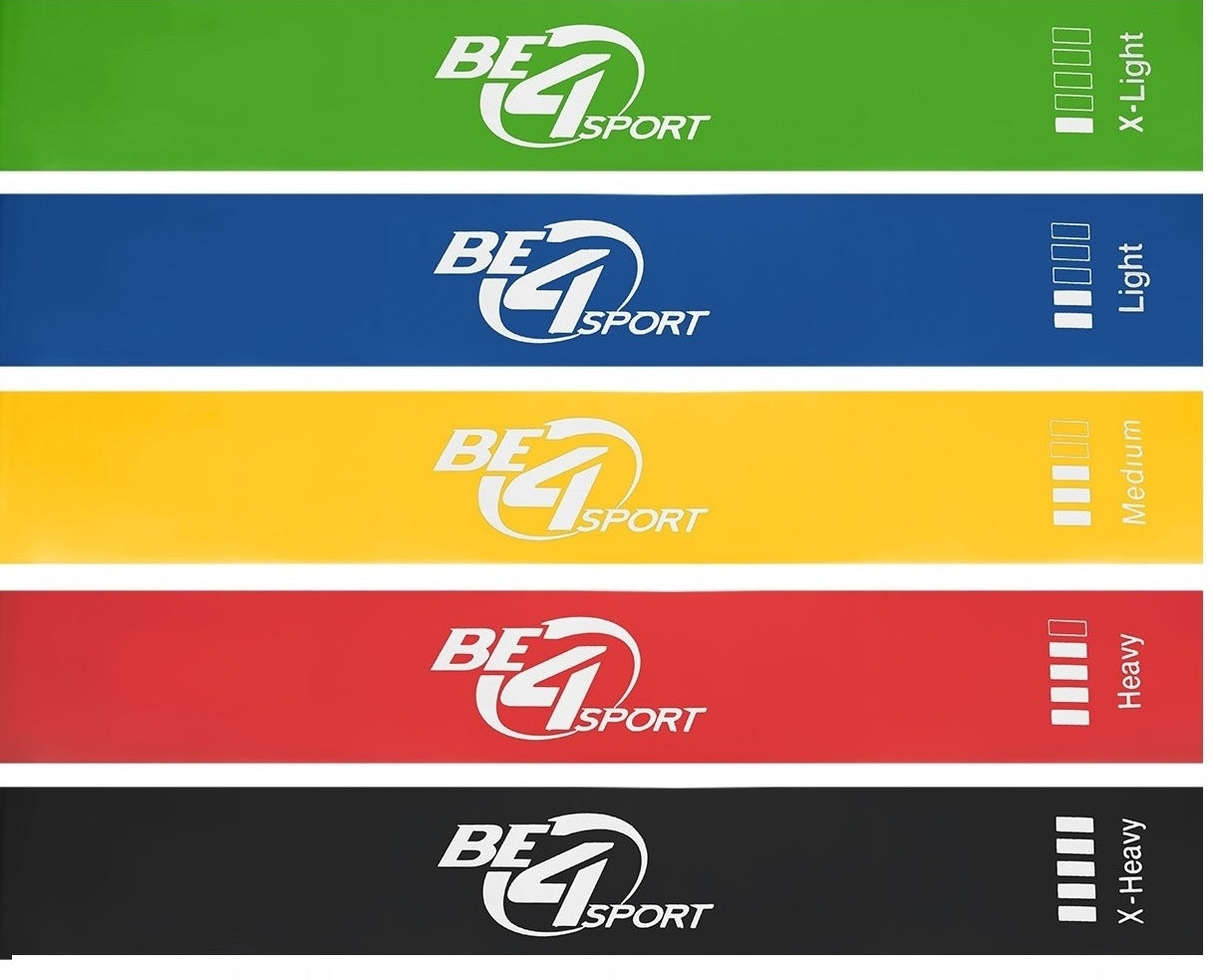SET OF 5 RESISTANCE BANDS FOR STRETCHING EXERCISES MINI BAND 1-20 kg Manufacturer code 5166