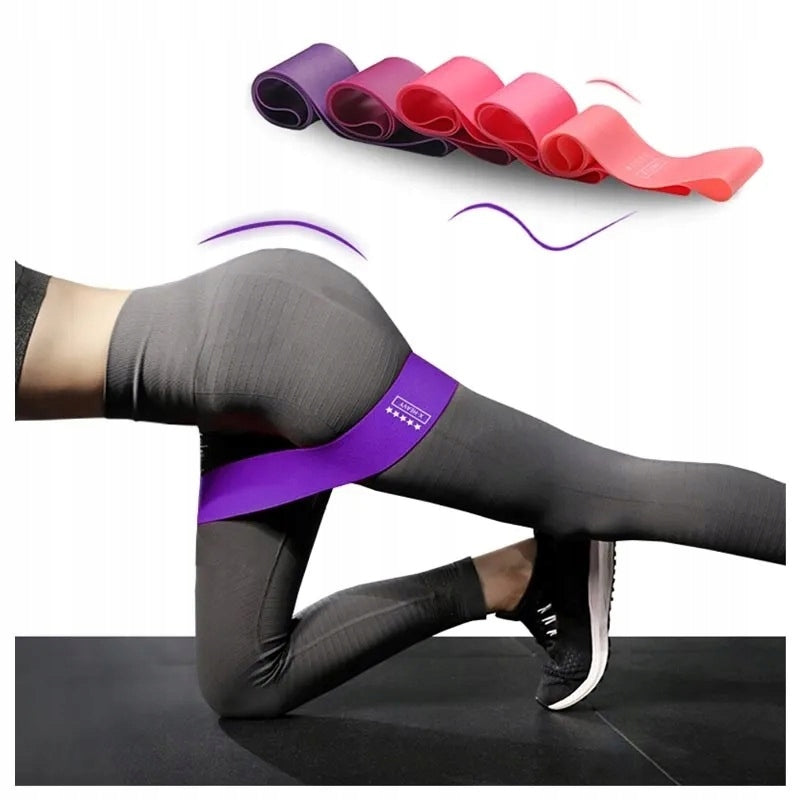 SET OF 5 RESISTANCE RUBBER BANDS MINI BAND FOR TRAINING STRETCHING EXERCISES STRONG Brand Artnico