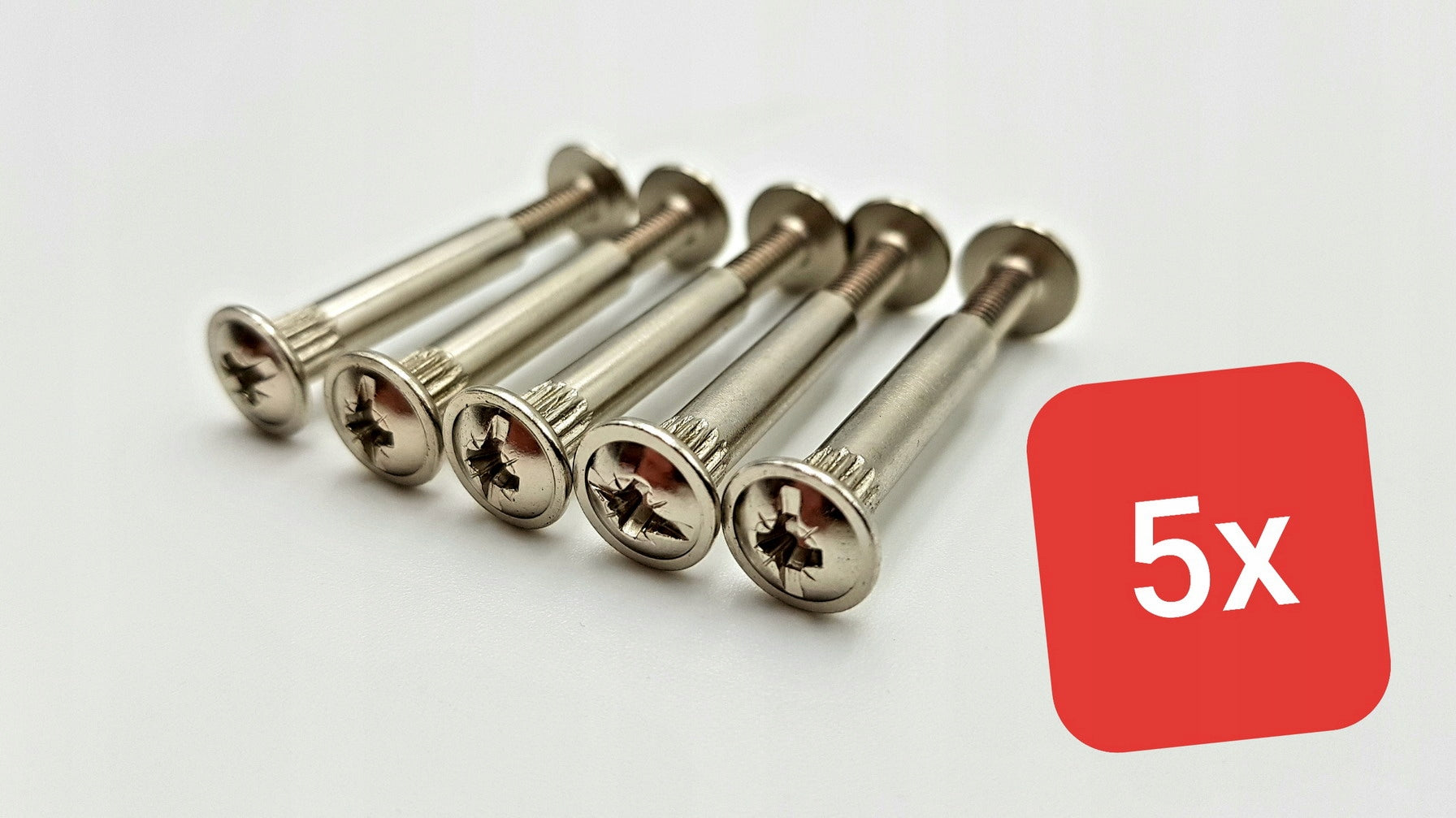 SET OF 5x RIVET for trolley twisted 25-35mm/5mm for fixing handles, adjustment Brand TAKO