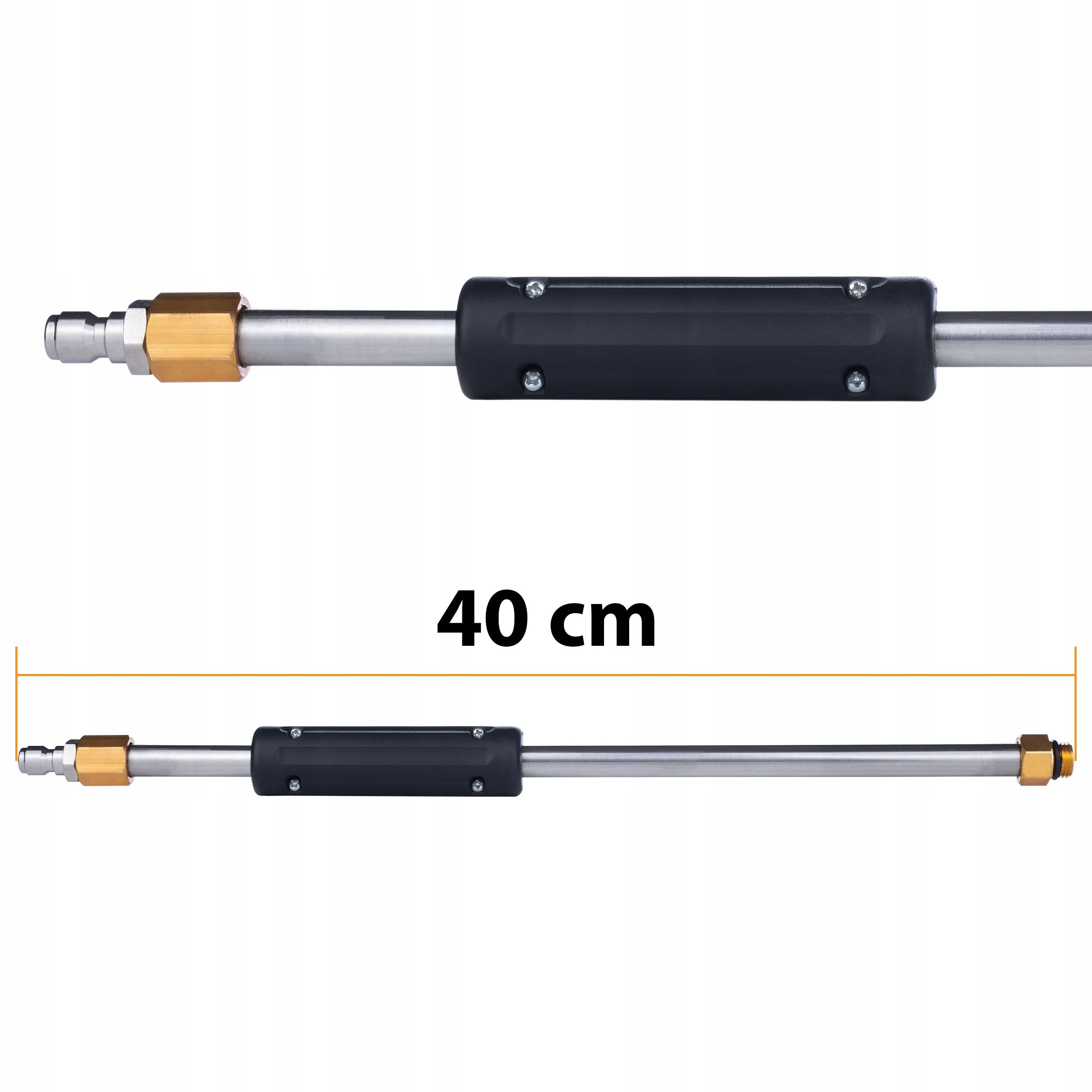 SET OF 7 LANCES EXTENSION FOR KARCHER LANCE 2,6M 1/4” BENT NOZZLES Series Rosfix Ultra Water