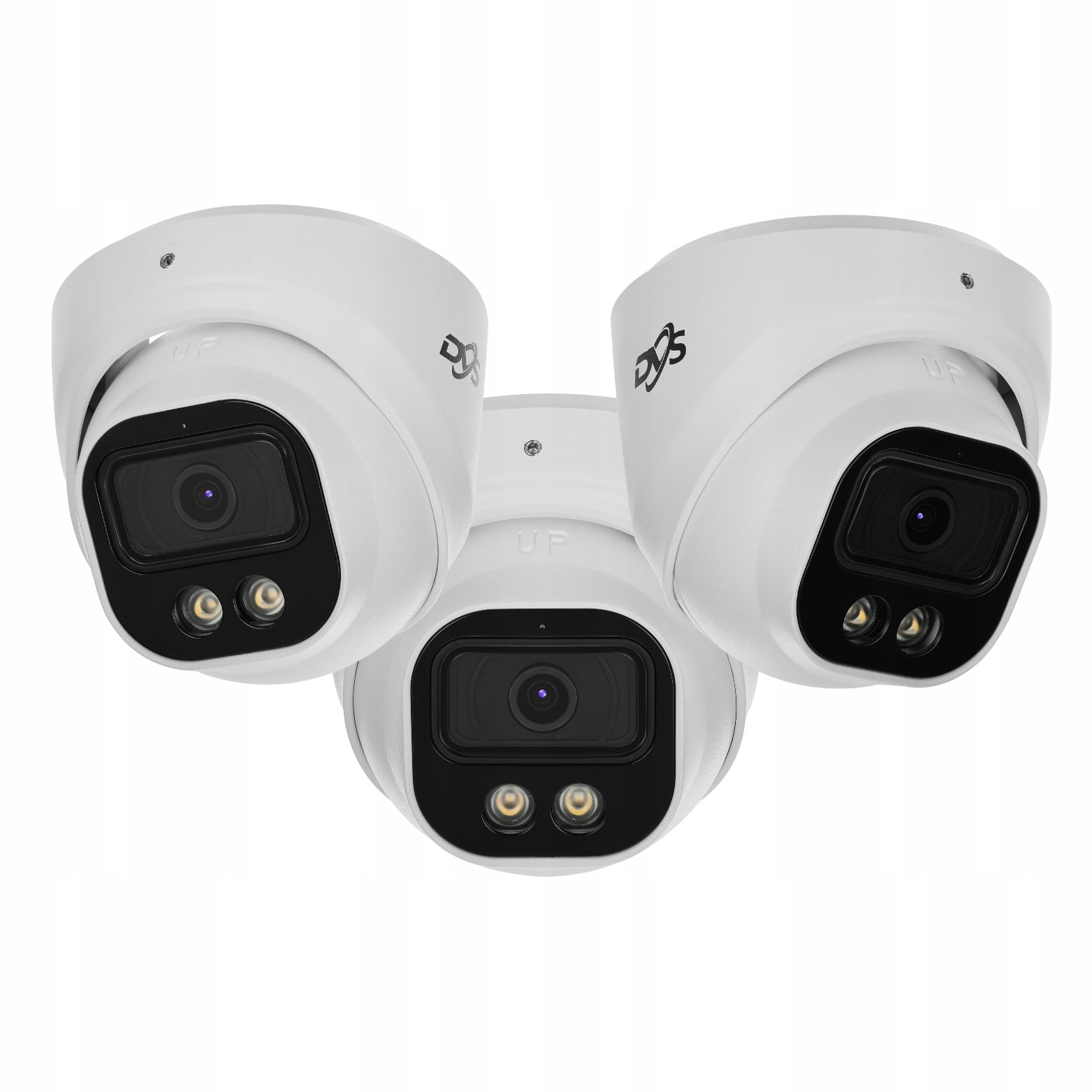 SET OF 8 EXTERNAL CAMERAS FOR ANALOG SURVEILLANCE 5Mpx DVS DUAL 8PCS Packaging status original