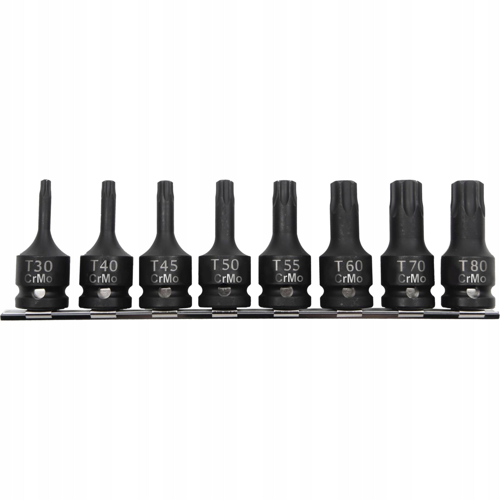 SET OF 8PCS BITONAS. STROKE 1/2' TORX T30-T80 PROLINE