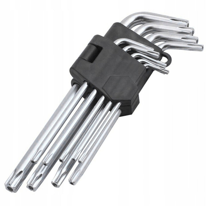 SET OF ALLEN WRENCHES HEX Workshop Tools SET OF 9 Pcs. 1.5-10mm Manufacturer code ZESTAW 9 KLUCZY IMBUSOWYCH HEX 1.5-10MM BLURR