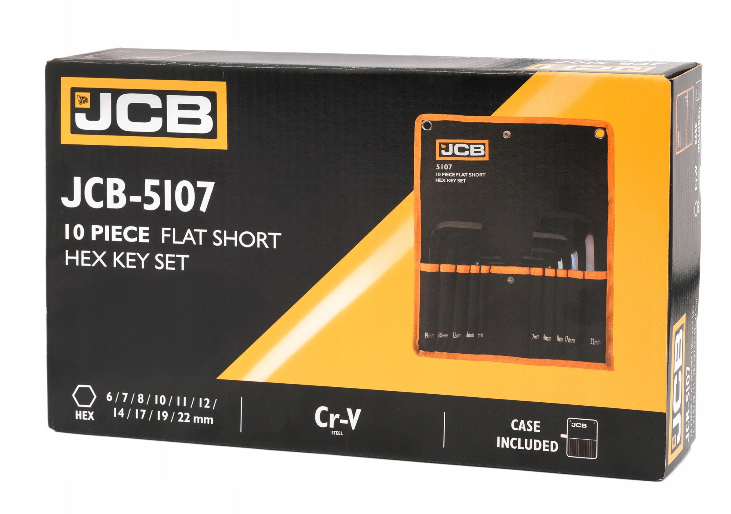 SET OF ALLEN WRENCHES SCREWDRIVERS JCB ALLEN SHORT CRV SHEET 10el 6-22mm Key type hex key