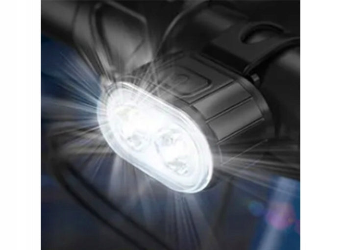 SET OF BICYCLE LIGHTS USB BIKE LIGHTS FRONT AND REAR LAMP SET Packaging status original