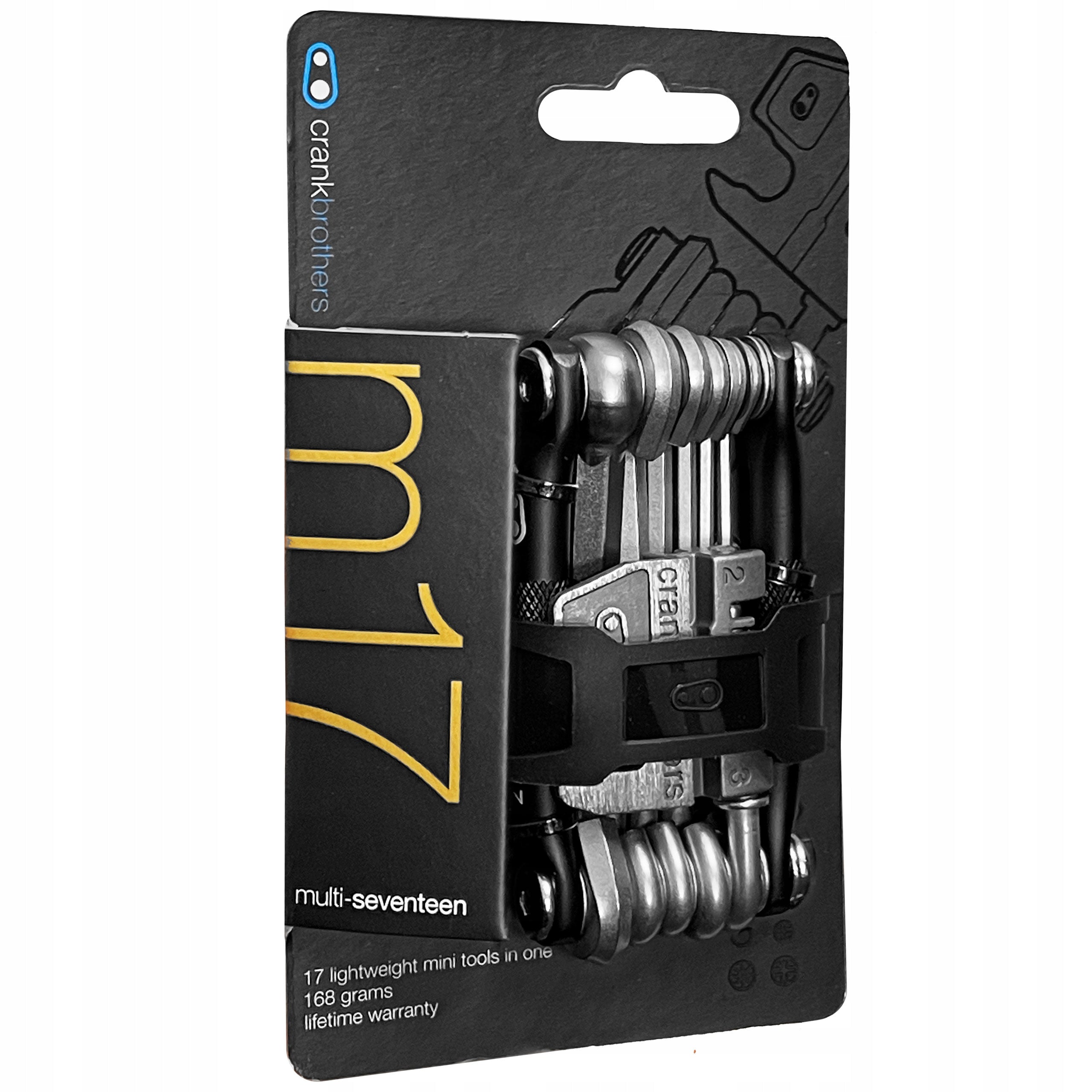 SET OF BICYCLE WRENCHES MULTITOOL CRANKBROTHERS M17 WITH CLIPPER UP TO 12 rz. Manufacturer code CR-15960