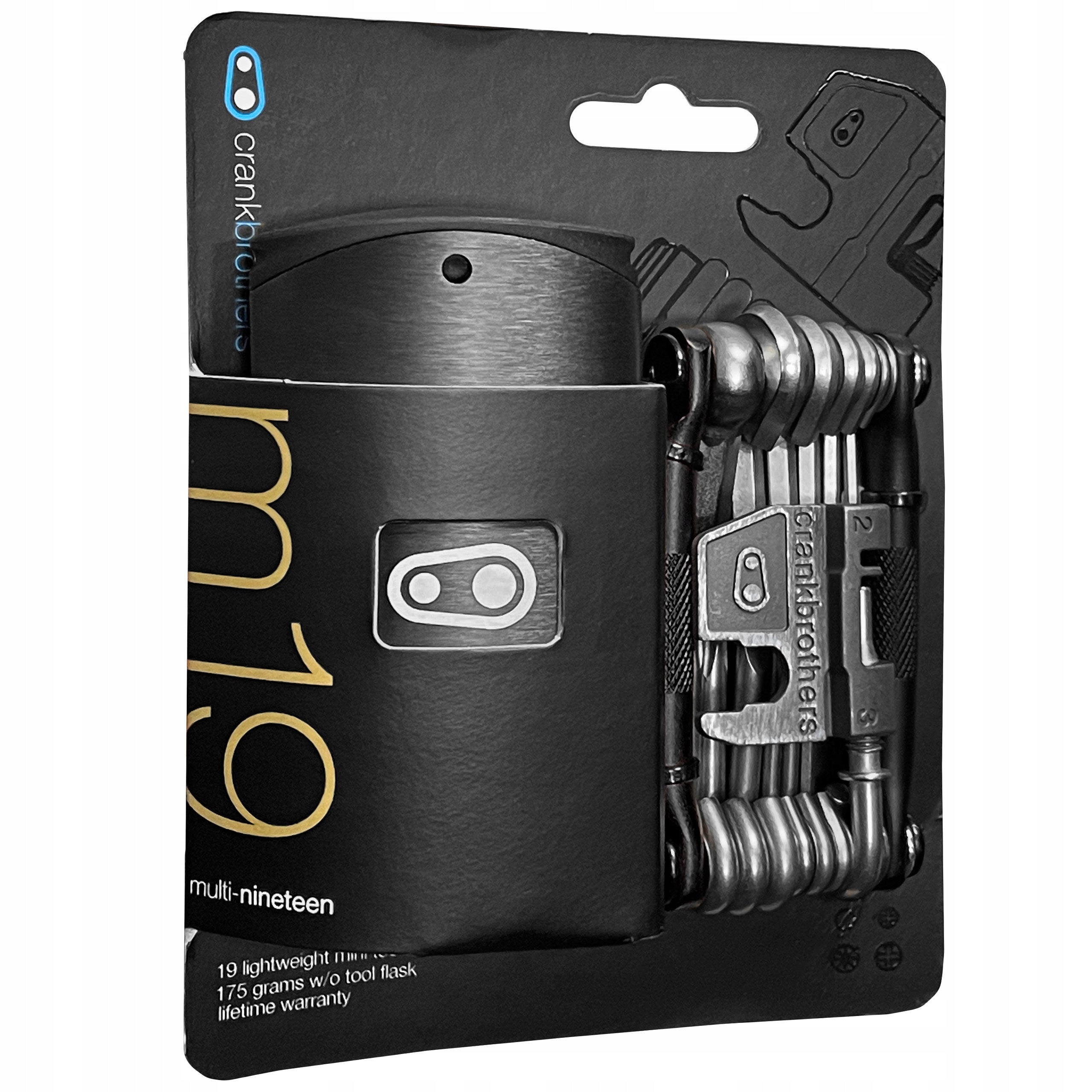 SET OF BICYCLE WRENCHES MULTITOOL CRANKBROTHERS M19 WITH CLIPPER UP TO 12 rz. Packaging status original