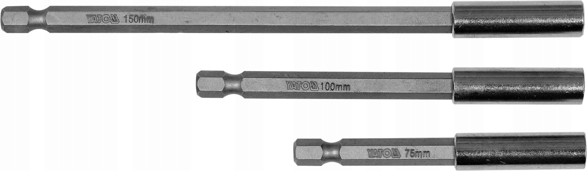 SET OF BIT HOLDERS 3 PCS. YT-04699 YATO Packaging status original