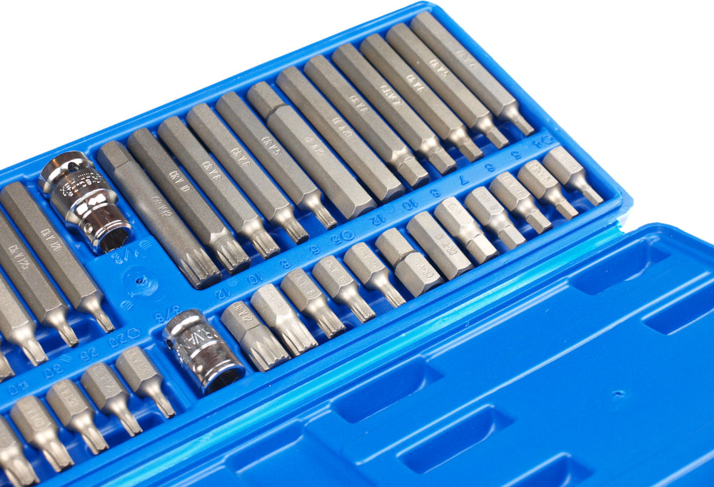 SET OF BITS ALLEN - TORX - SPLINE - KEYS 40 EL. Key type hex key