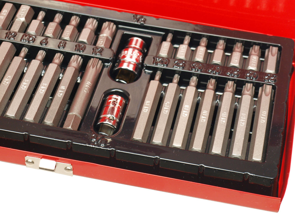 SET OF BITS ALLEN - TORX - SPLINE - KEYS 40 EL. + METAL BOX EAN (GTIN) 5903815222856