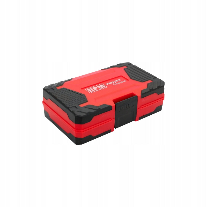 SET OF BITS AND SOCKETS IN RED LINE CASSETTE 53 PCS. EPM Manufacturer code E-400-0388