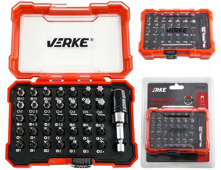SET OF BITS TIP TORX IMBUS FLAT VERK Brand Verke