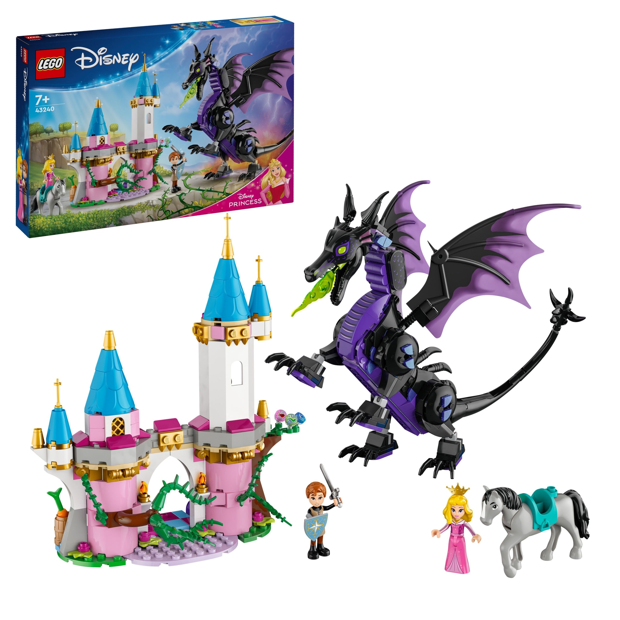 SET OF BLOCKS LEGO DISNEY PRINCESS DIABOLINA AS DRAGON 43240