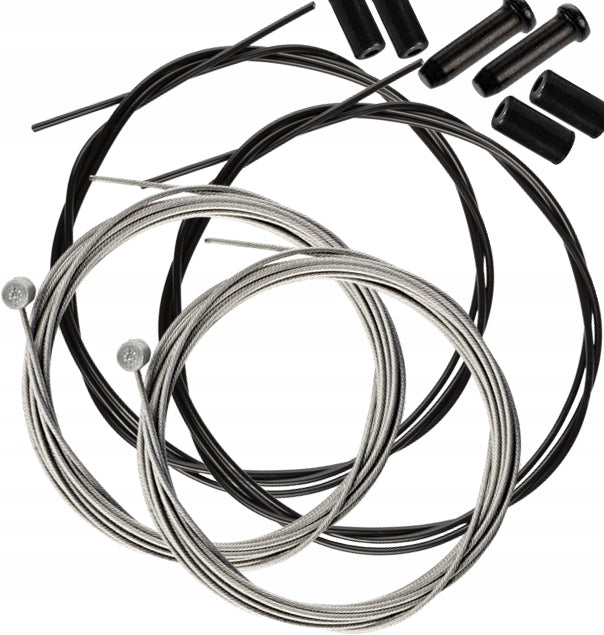 SET OF BRAKE CABLE 2 PCS + ARMOR + TIPS