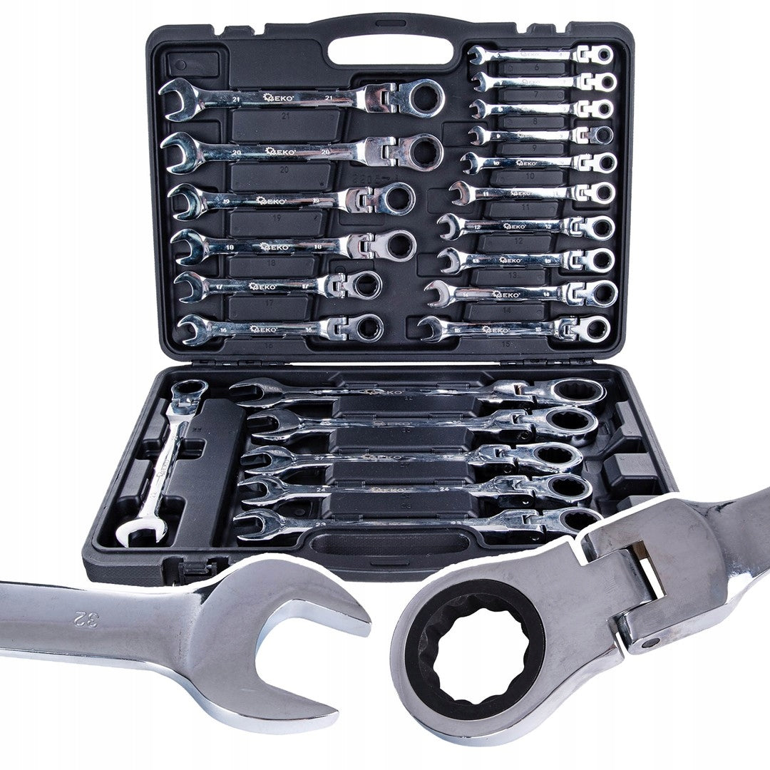 SET OF BROKEN KEYS WITH RATCHET 6-32mm 22cz