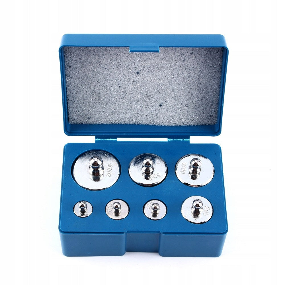 SET OF CALIBRATION WEIGHTS OF MASS STANDARDS 500G WITH TWEEZERS Brand no brand
