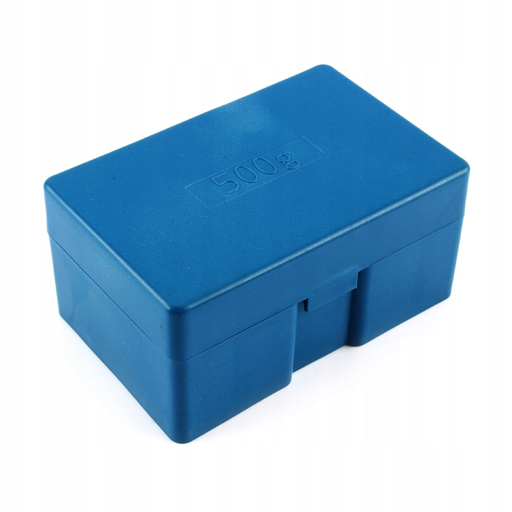 SET OF CALIBRATION WEIGHTS OF MASS STANDARDS 500G WITH TWEEZERS Manufacturer code GSGJ44132