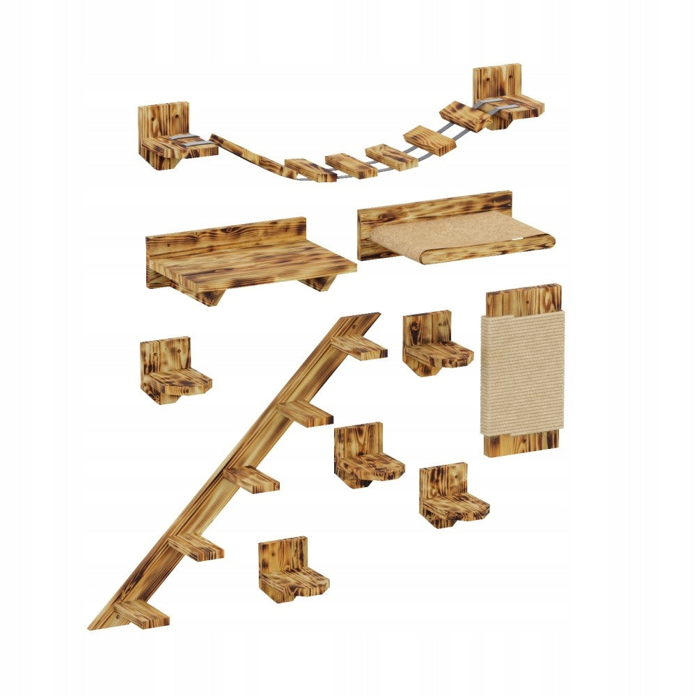 SET OF CAT SHELF QLS TAN
