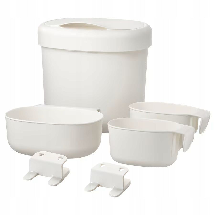 SET OF CHANGING TABLE BASKETS Ikea Onsklig 4 pcs Suspended for cot Packaging status original