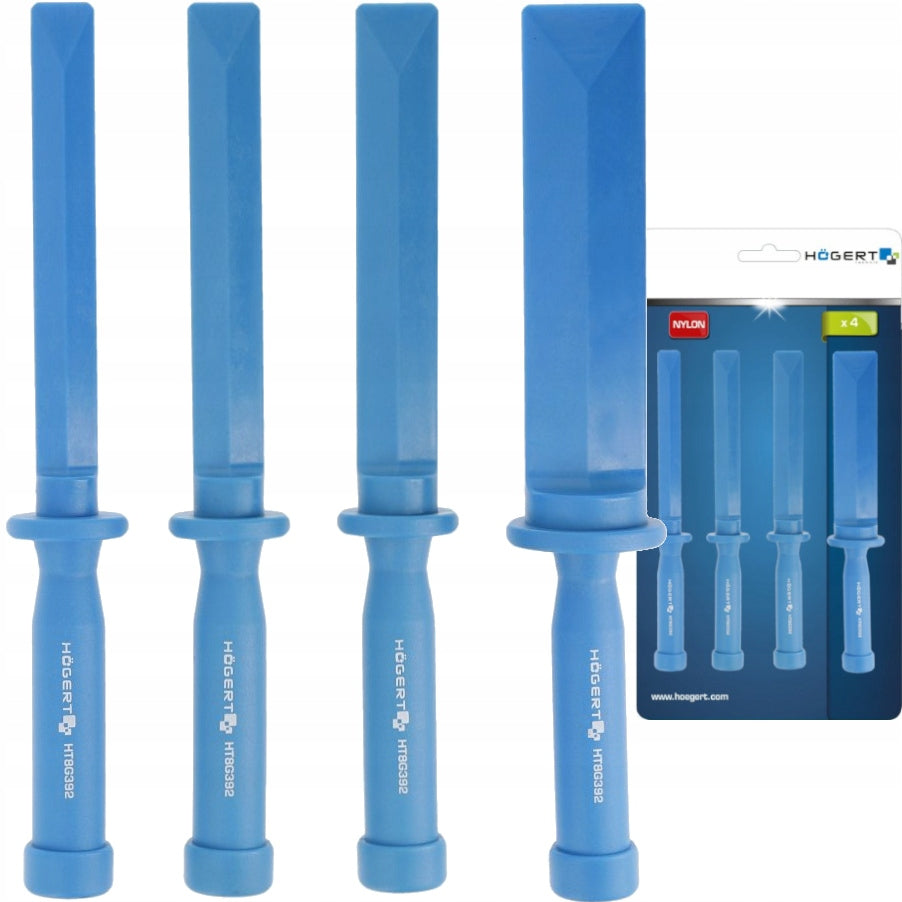 SET OF CHISELS FINGER SCRAPERS NYLON 4 PCS.