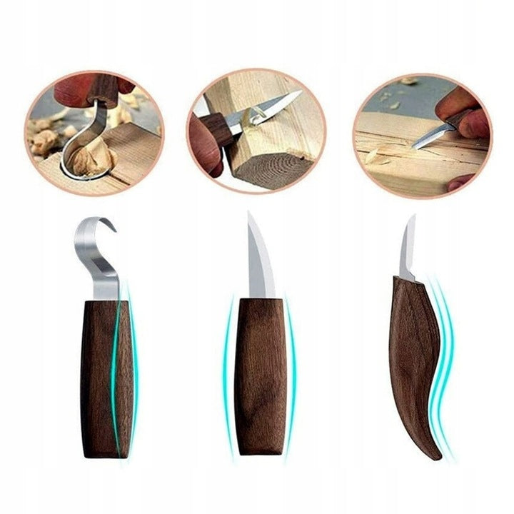SET OF CHISELS FOR CARVING IN WOOD 16 ELEMENTS Product weight with unit packaging 0.5 kg