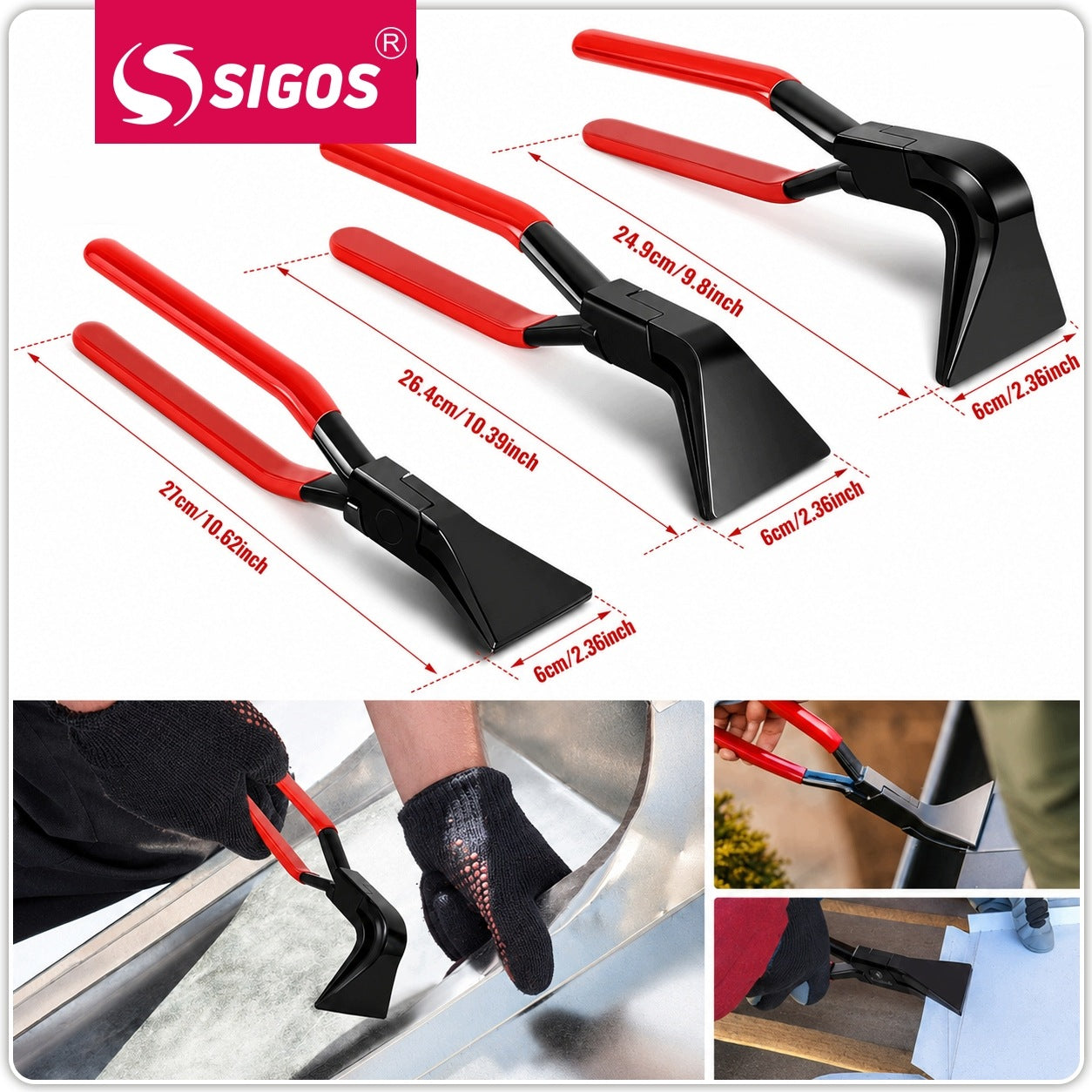 SET OF CLAMPS ROOFING PLIERS FOR PROFILE SHEETS SET OF 3 PCS. 45' 90' 180' Packaging status original