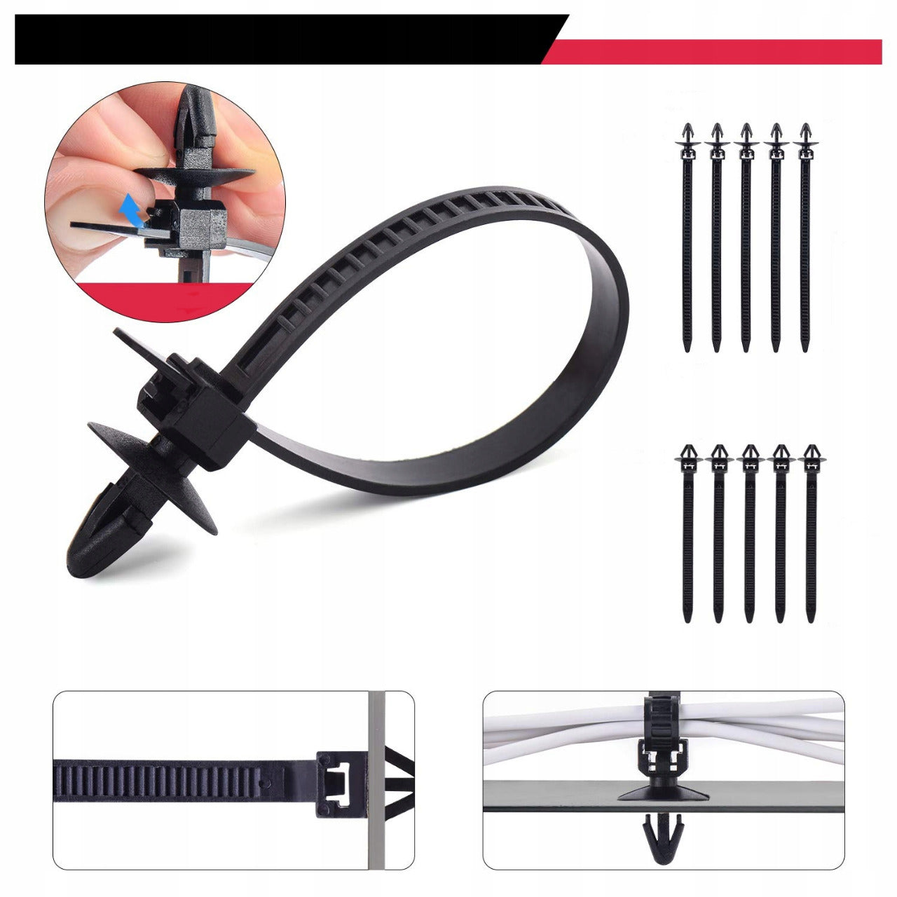 SET OF CLIPS CAR PEGS 620 + CUFFS + TEES + BREECHES / SPOON Number of items in the set 624