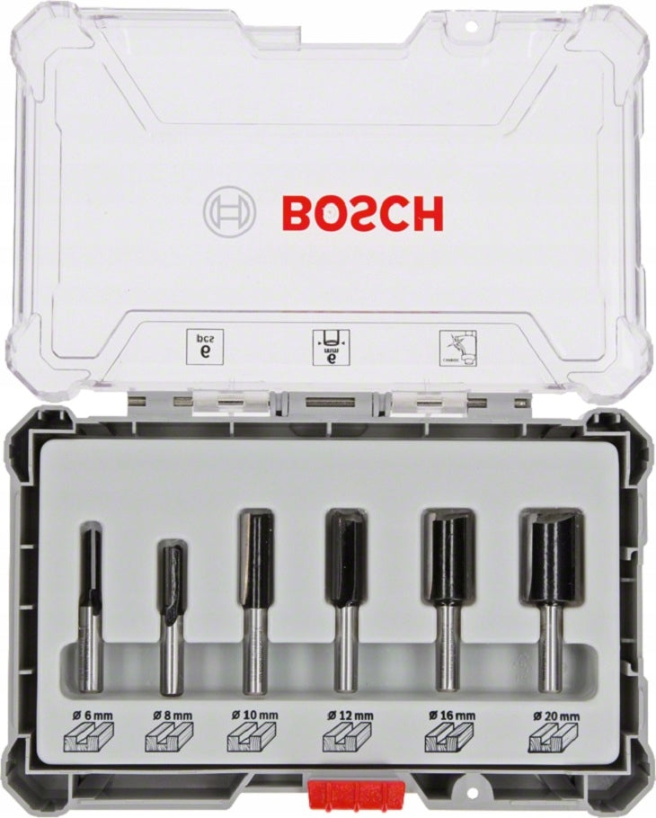 SET OF CUTTERS 6 PCS. HANDLE 6MM