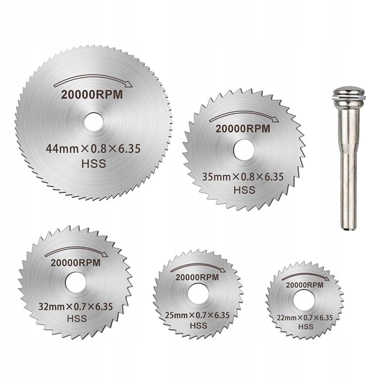 SET OF CUTTING DISCS DISC MINI-GRINDER + SCREWDRIVER ADAPTER