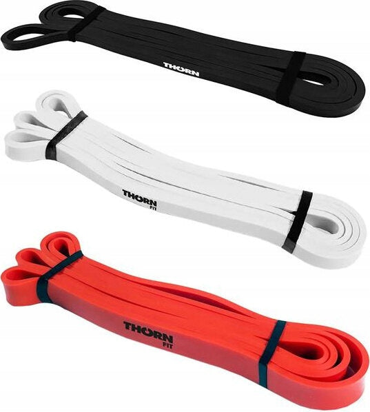 SET OF EXERCISE RUBBER THORN FIT SUPERBAND SET LIGHT 15LB+30LB+50LB 3 PCS.